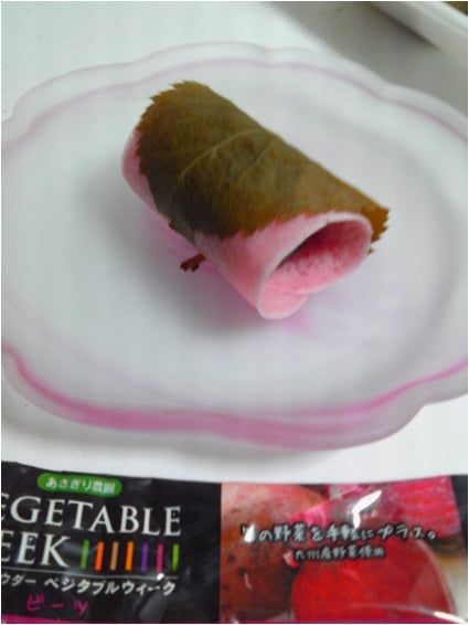 野菜粉末「ビーツ」粗粉末　約100μm（少し粗め）