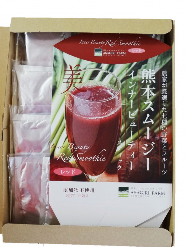 くまもとスムージー　レッド 　レギュラー　スティック14包入り（メール便 送料無料）